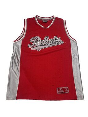 Vintage UNLV Runnin' Rebels Las Vegas Basketball Jersey Colosseum #4 Mens Size L